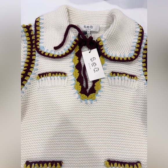 NWT $425 Sea NY Evan Knit Sweater - Picture 8 of 8